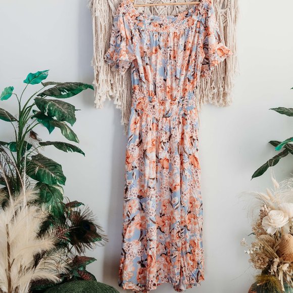 Showpo. Dresses & Skirts - SHOWPO off shoulder maxi floral dress